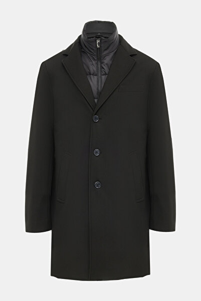 W Collection Black Overcoat