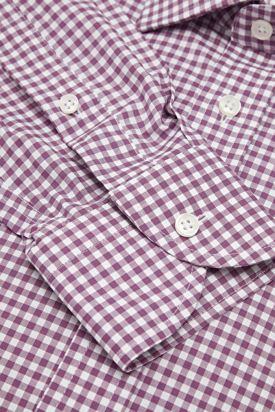 W Collection Purple Long Sleeve Shirt