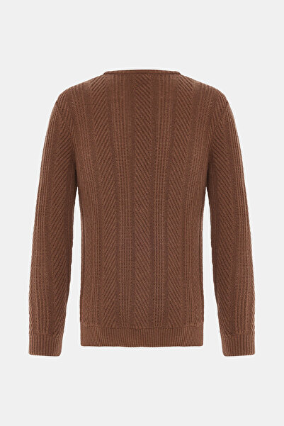 W Collection Tile Crew Neck Long Sleeve Sweater