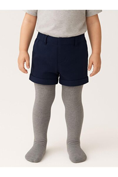 Civil Boys Plain 3-7 Year Old Children's Boys' Pantyhose - Gray 3-4 Years Old