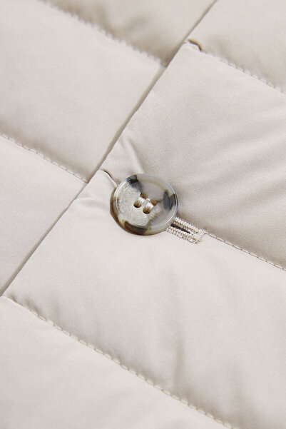 W Collection Stone Buttoned Vest