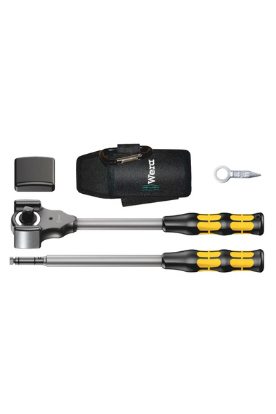 wera 8002 C Koloss Çekiç İşlevli Cırcır Kol 1/2" Set 05133862001