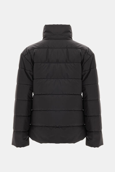 W Collection Black Hooded Coat