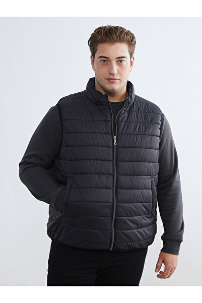 LC Waikiki Візія Новий сезон Великий розмір Стандартний крій Прямий комір Чоловічий надувний жилет