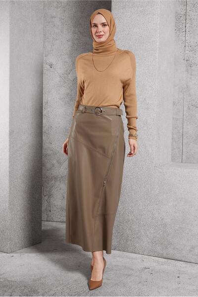 Alvina ΖΩΝΗ Faux ΔΕΡΜΑΤΙΝΗ ΦΟΥΣΤΑ 60638