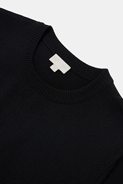 W Collection Black Short Sleeve Knitwear