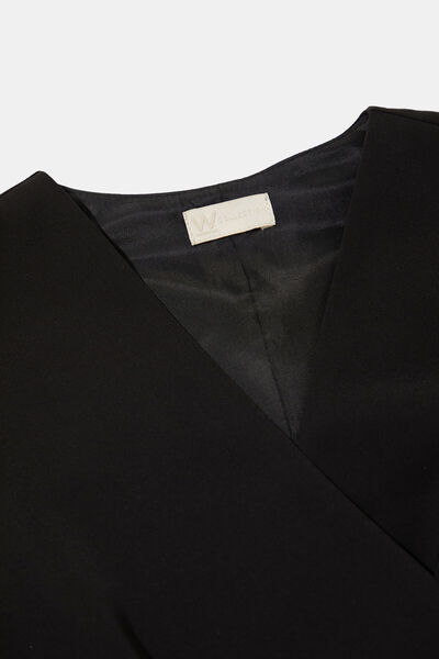 W Collection Black Sleeveless Bluz