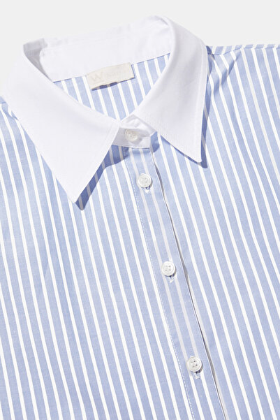 W Collection BLUE STRIPED SHIRT