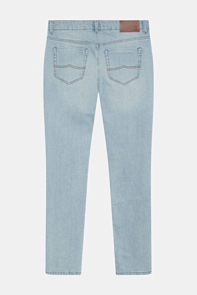 W Collection Regular Light Blue Jean Pants