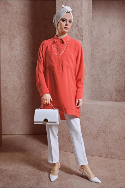 Alvina SHIRT COLLAR TUNIC 44433