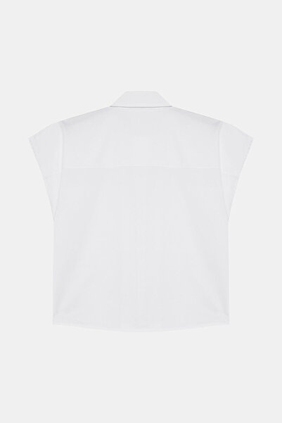 W Collection White Off Shoulder Shirt