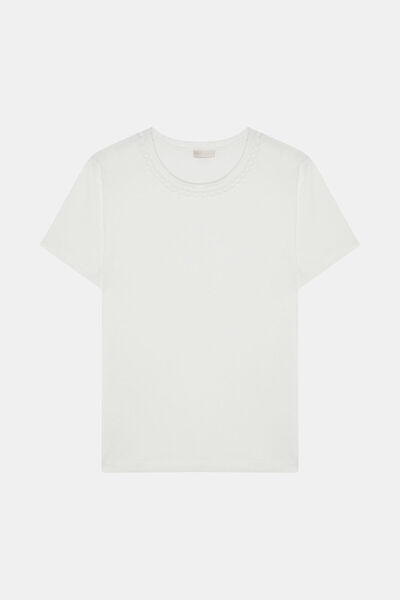 W Collection BEYAZ YAKA DETAYLI TSHIRT