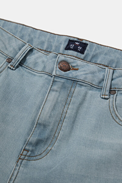 W Collection Regular Light Blue Jean Pants