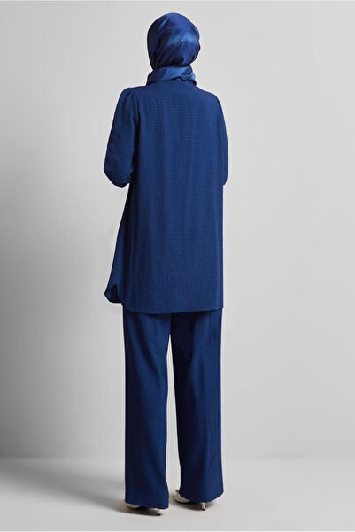 Alvina Lace-Up Detail Pants Suit 45620