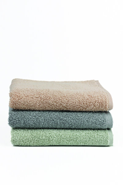 Taka Fabrics Πετσέτες καλεσμένων Wave 100% βαμβάκι 3 τεμαχίων Μέγεθος: 30x50 ...