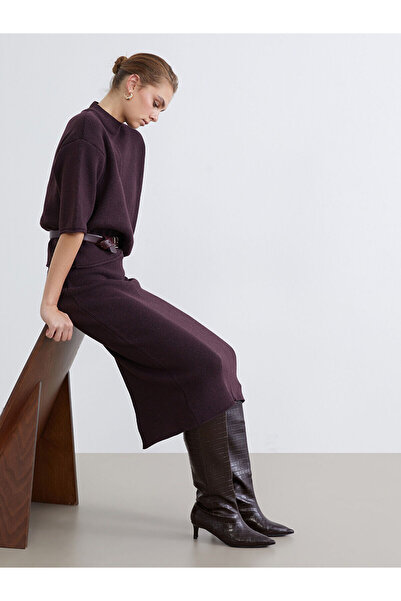 LC Waikiki Fusta tricotată cu talie elastică