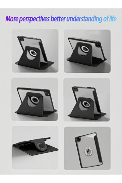 yaqeen iPad 11th Gen (A16 2025) And iPad 10th 10.9 Inch Case, iPad Case 360 Degree Rotation With Pen Slot