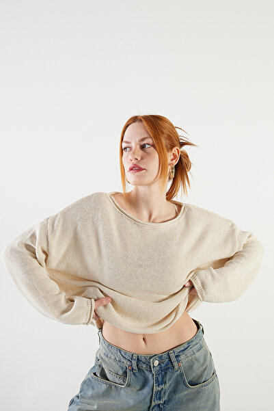 Addax Kayık Yaka Triko Kazak K10237-A5