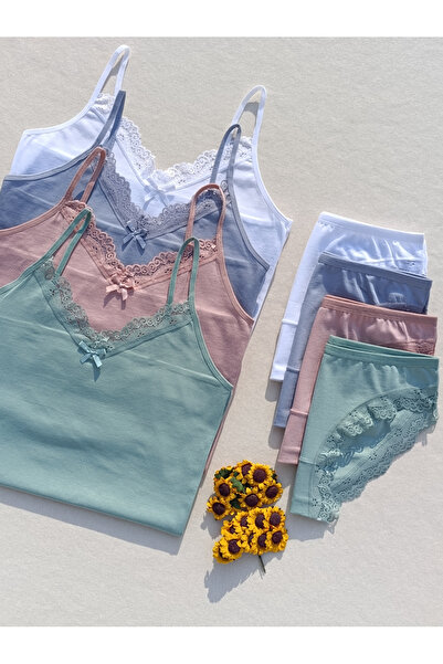 siyalife Lacy 4-Piece Women's Athlete Panties Underwear Set