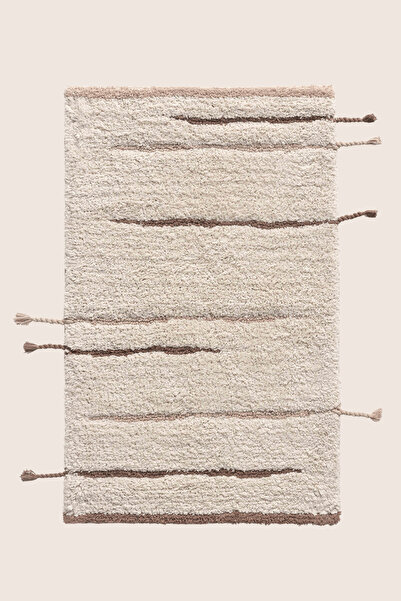 İrya Earth Single Bath Mat 100% Cotton 50X80 cm Brown