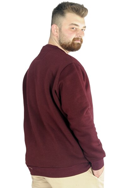 ModeXL Mode Xl Ανδρικό φούτερ Crew Neck Basic 20131 Plum
