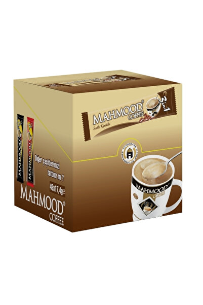 Mahmood Coffee 3ü1 Arada Sütlü Köpüklü Hazır Kahve 48 Adet X 17,4 gram