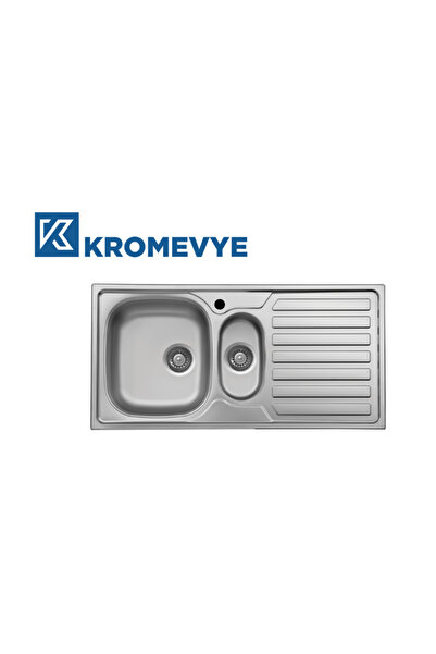 Kromevye CLASSIC EC-336 SAĞ PASLANMAZ ÇELİK MUTFAK EVYESİ