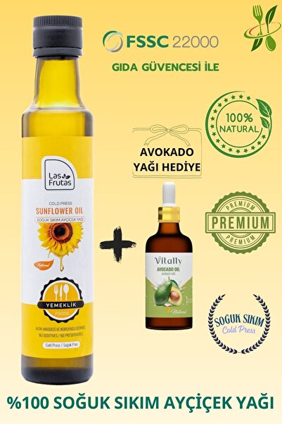 Las Frutas Soğuk Sıkım Ayçiçek Yağı 250 ml