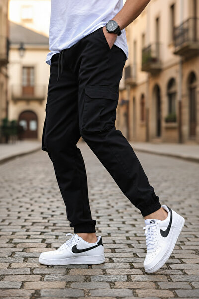 VIKUNYA Cargo Pocket Pack Cotton Men's Trousers with Side Pockets