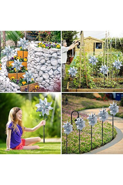 SUNSHINE Bird Repellent Windmills, Sunshine, Set of 3