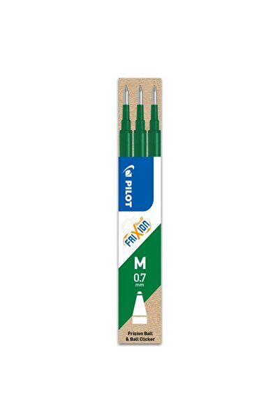 Pilot Rezervă roll-on Frixion Ball 0.7 mm, set 3 bucăți, verde