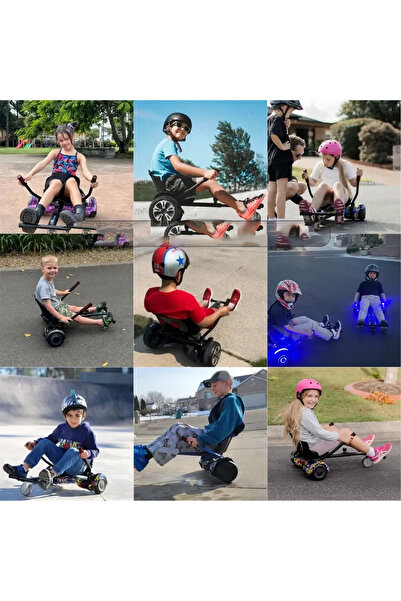 CityMate Tüm Modeller Ile Uyumludur Hover kart Elektrikli Kaykay Hoverboard Aparatı(2 Adet Yedek Cırt Hediye)