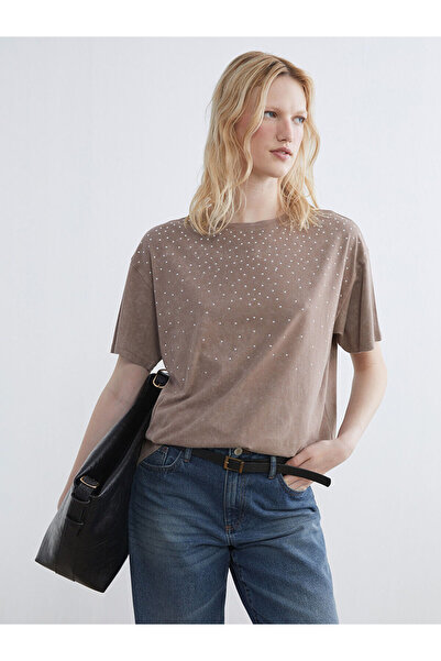 LC Waikiki Crew Neck Stone Women's T-Shirt