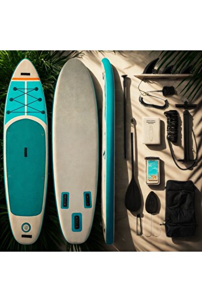 Funwater NAVİAİR PADDLE ŞİŞME SUP BOARD/STAND UP PADDLE BOARD 320x83x15 CM MAVİ