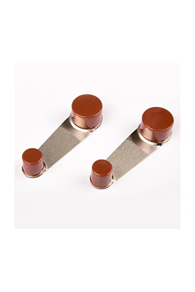 Miningaa 2 Pieces No Trace Easy Installation Adjustable Stainless Steel Plum Color Door Holder Door Stopper