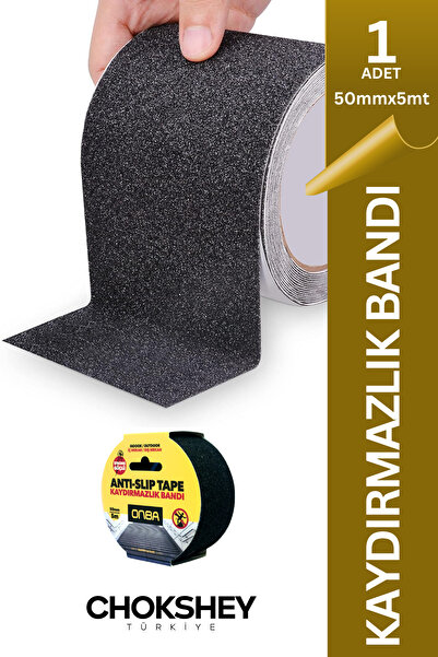 Onba Merdiven Kaydırmaz Bant Siyah Bant 50mmx5mt - 1 Adet