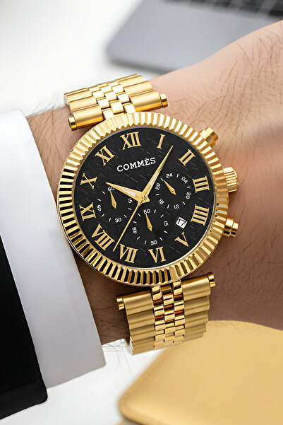 COMMES Men's Wristwatch Functions With Active Bracelet Gift