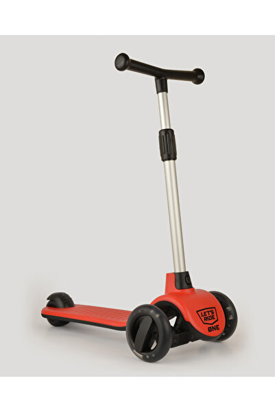lets be child Let's Ride Işıklı ve 3 Tekerlekli Kırmızı Çocuk Scooter