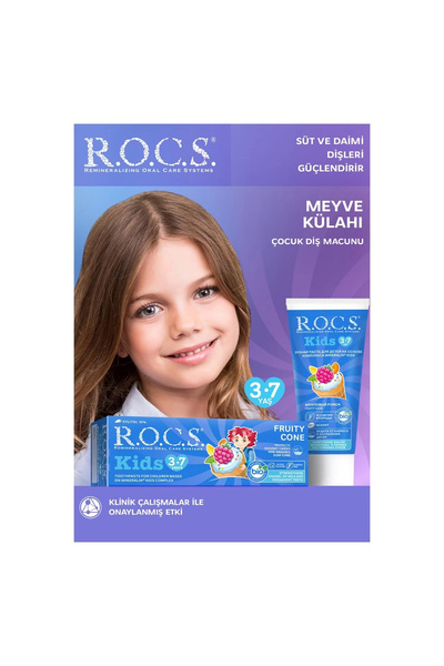 R.O.C.S. Rocs Kids 3-7 Yaş Meyve Külahı Diş Macunu 35 ml