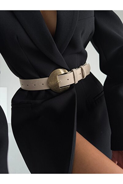 Fiori Γυναικεία ζώνη παντελονιού με οβάλ αγκράφα, ζώνη για σακάκι, ζώνη για φόρεμα, ζώνη για πουκάμισο