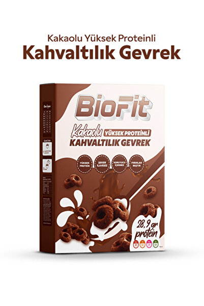 Biofitle 6'lı BioFit Kakaolu Yüksek Proteinli Kahvaltılık Gevrek 200gr x 6