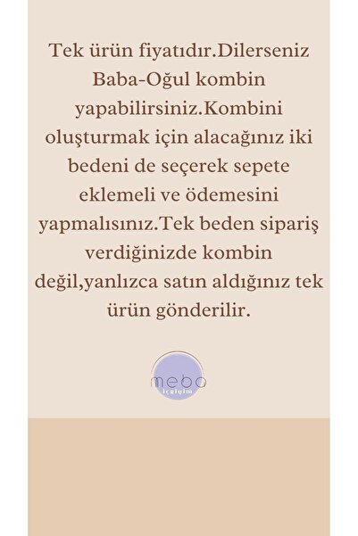 MEBA Чоловічий комплект піжами Wellsoft Polar з двома ґудзиками спереду для батька і сина