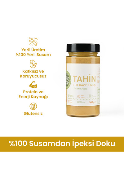 Lezzet Aslında Tek Kavrulmuş Tahin 500g