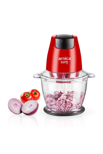 Arnica Rapid Plus GH21132 Elektrikli Doğrayıcı Kırmızı