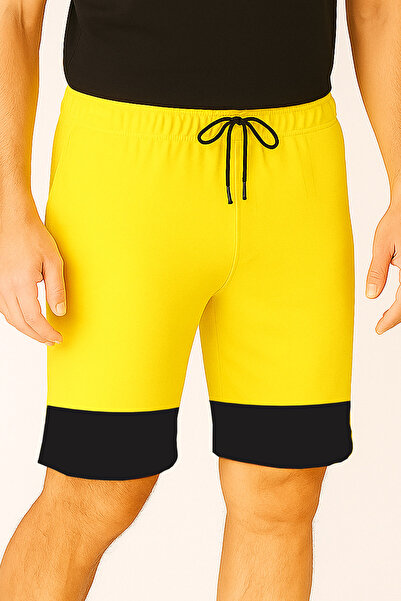 wingetstar Black Shorts with Leg Detail