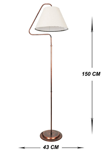 VENON Güven Avize Lambader Fire Üçgen Siyah Bakır Patine