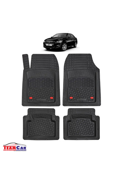 TEAMCAR Πατάκια αυτοκινήτου τύπου δίσκου συμβατά με Peugeot 301 (2012-2022) μ...