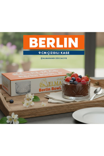 ALMARANDİ Berlin Bowl 6 Parça Çerez Kasesi