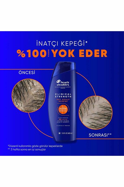 Head&Shoulders Head & Shoulders Clinical Strength Dry Scalp Rescue Kuru Saç Derisine Özel Şampuan 400 ml