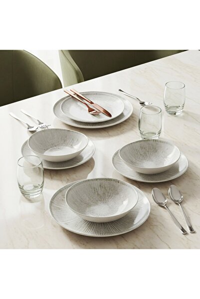 Güral Porselen Roden 24 Parça Yemek Takımı Dg 1401